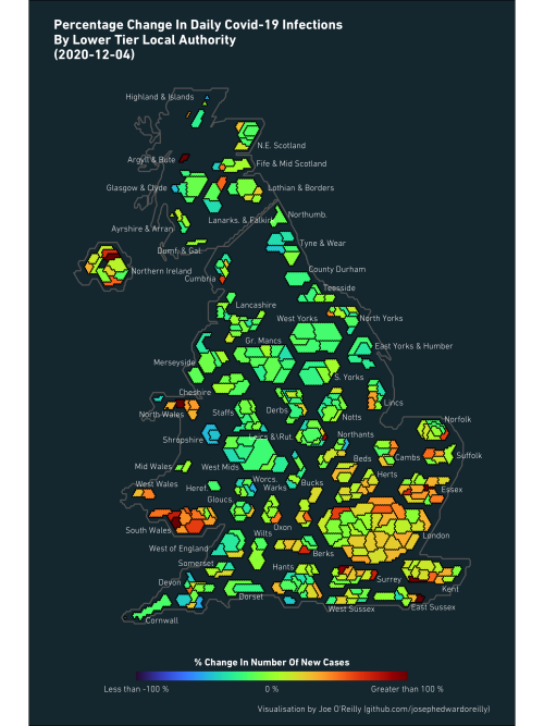COVID-19 Hexmap